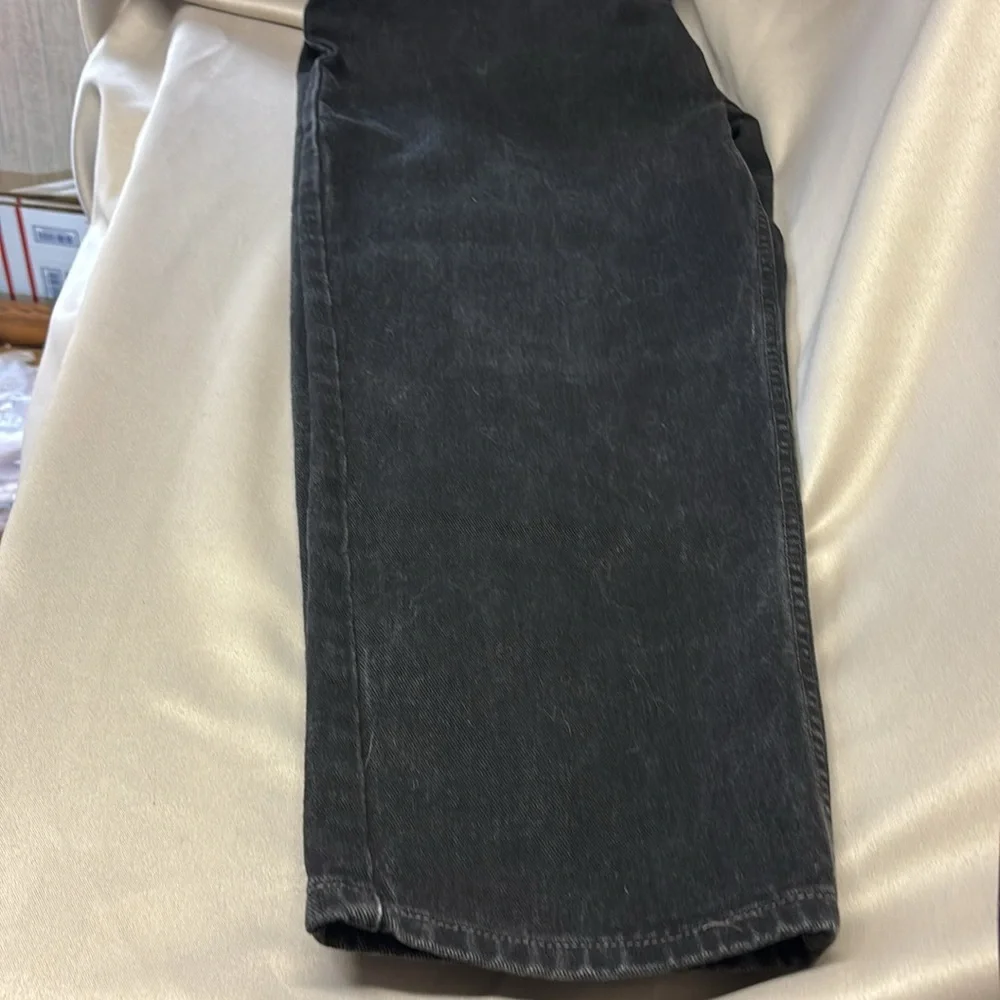 Levis 560 Relaxed Fit Suspender Zip Front Jeans sz 36x30 w/Suspenders - Picture 12 of 17